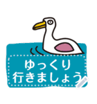 いろいろなとりメッセージスタンプ（個別スタンプ：19）