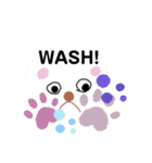 てあらいくま（個別スタンプ：1）