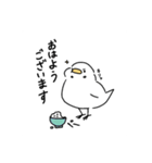 白いとり（個別スタンプ：1）