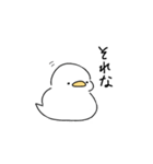 白いとり（個別スタンプ：10）