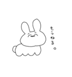 ちんぷんかんぷんなウサギ（個別スタンプ：6）