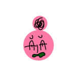 おだんごおんな。watasilhouette（個別スタンプ：22）