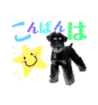 シュナウザー(アイクとシルト)4（個別スタンプ：4）