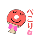 卓球部の保護者同士で使える一言ラケ太くん（個別スタンプ：12）
