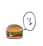 しゃべるハンバーガー（個別スタンプ：2）