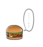しゃべるハンバーガー（個別スタンプ：8）