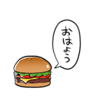 しゃべるハンバーガー（個別スタンプ：9）