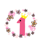 「1」君スタンプ（個別スタンプ：7）