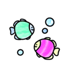 にこにこ海の仲間たち（個別スタンプ：4）