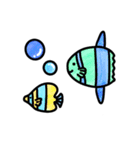 にこにこ海の仲間たち（個別スタンプ：10）