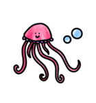 にこにこ海の仲間たち（個別スタンプ：14）