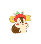 ぽむりすのカメラスタンプ。（個別スタンプ：1）