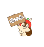 ぽむりすのカメラスタンプ。（個別スタンプ：35）