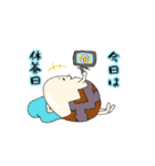 ランナーうずらの卵さん（個別スタンプ：10）
