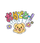 のんびりくまさんスタンプだよ！（個別スタンプ：4）