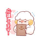 もこもこヒツジのめぇべる（個別スタンプ：3）