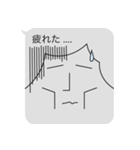透けちゃってるよ！！影薄～いフキダシくん（個別スタンプ：25）