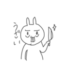 寝不足なうさぎさん（個別スタンプ：11）