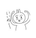 寝不足なうさぎさん（個別スタンプ：12）
