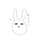 表情豊かなうささん（個別スタンプ：10）