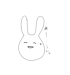 表情豊かなうささん（個別スタンプ：12）