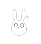 表情豊かなうささん（個別スタンプ：14）