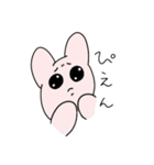 遅刻しそうなウサギ（個別スタンプ：10）