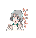にぎやかなおにいさんおねえさんのスタンプ（個別スタンプ：4）