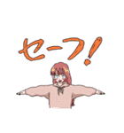 にぎやかなおにいさんおねえさんのスタンプ（個別スタンプ：7）
