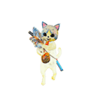 Happy Rock cat 9（個別スタンプ：1）