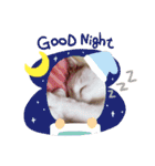 しろねこわさびのスタンプです（個別スタンプ：12）