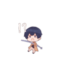 はにかみ藍くん（個別スタンプ：7）