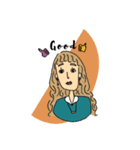 可愛い/お洒落・頑張る女の子（個別スタンプ：3）