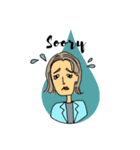 可愛い/お洒落・頑張る女の子（個別スタンプ：5）