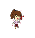 ユミ＆ゲッコ（個別スタンプ：2）