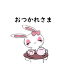 マカロンラビット（個別スタンプ：8）