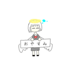 ゆる〜い天使ちゃん（個別スタンプ：4）