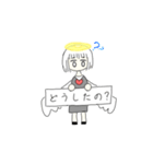 ゆる〜い天使ちゃん（個別スタンプ：8）