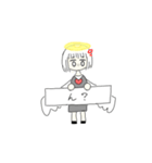 ゆる〜い天使ちゃん（個別スタンプ：9）