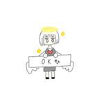 ゆる〜い天使ちゃん（個別スタンプ：12）