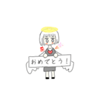 ゆる〜い天使ちゃん（個別スタンプ：17）