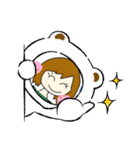 かわいらしい 社長さん（個別スタンプ：1）