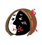 黒と白の絵（個別スタンプ：12）