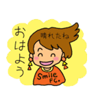 応援！サカママちゃん（個別スタンプ：2）