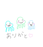 ヘタクソな海の仲間たち(ほぼクラゲさん)（個別スタンプ：21）