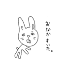 よく喋るウサギ。（個別スタンプ：2）