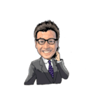 新聞社員 8マン（個別スタンプ：3）