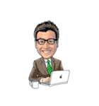 新聞社員 8マン（個別スタンプ：4）