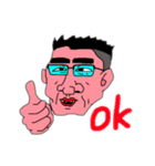 ゲジゲジ眉毛と愉快な仲間たち（個別スタンプ：8）