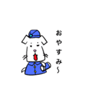 まろ眉犬（個別スタンプ：3）